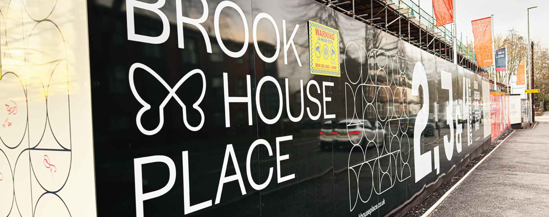 Construction hoarding graphics Basingstoke